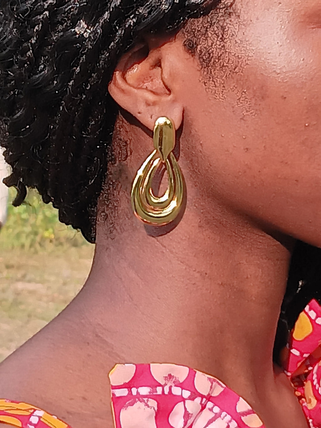 BOUCLES D’OREILLES EN ACIER INOXYDABLE WATERPROOF KOURAYA