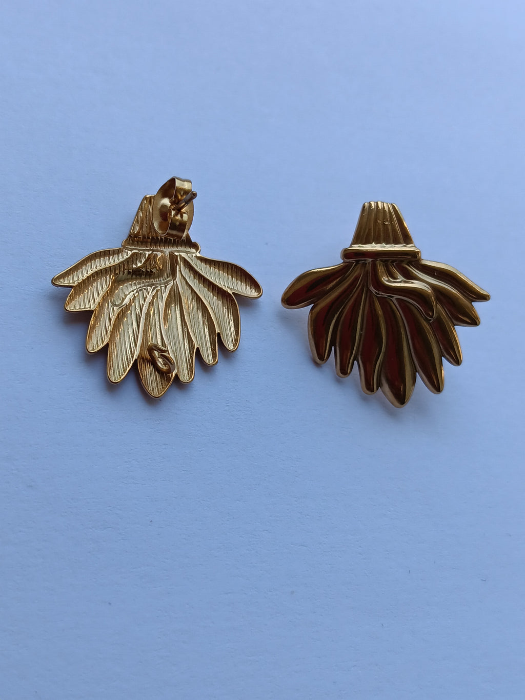 Boucles d'Oreilles Fleur Acier Inoxydable Waterproof