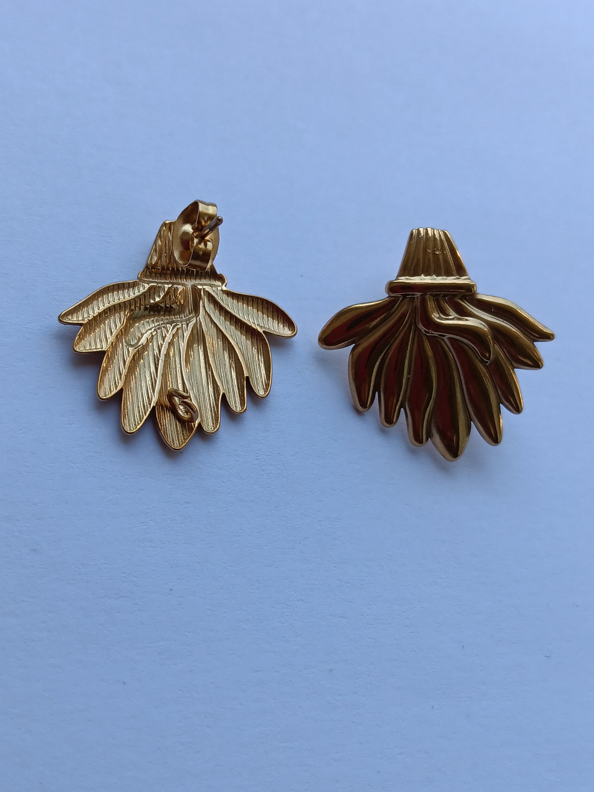 Boucles d'Oreilles Fleur Acier Inoxydable Waterproof