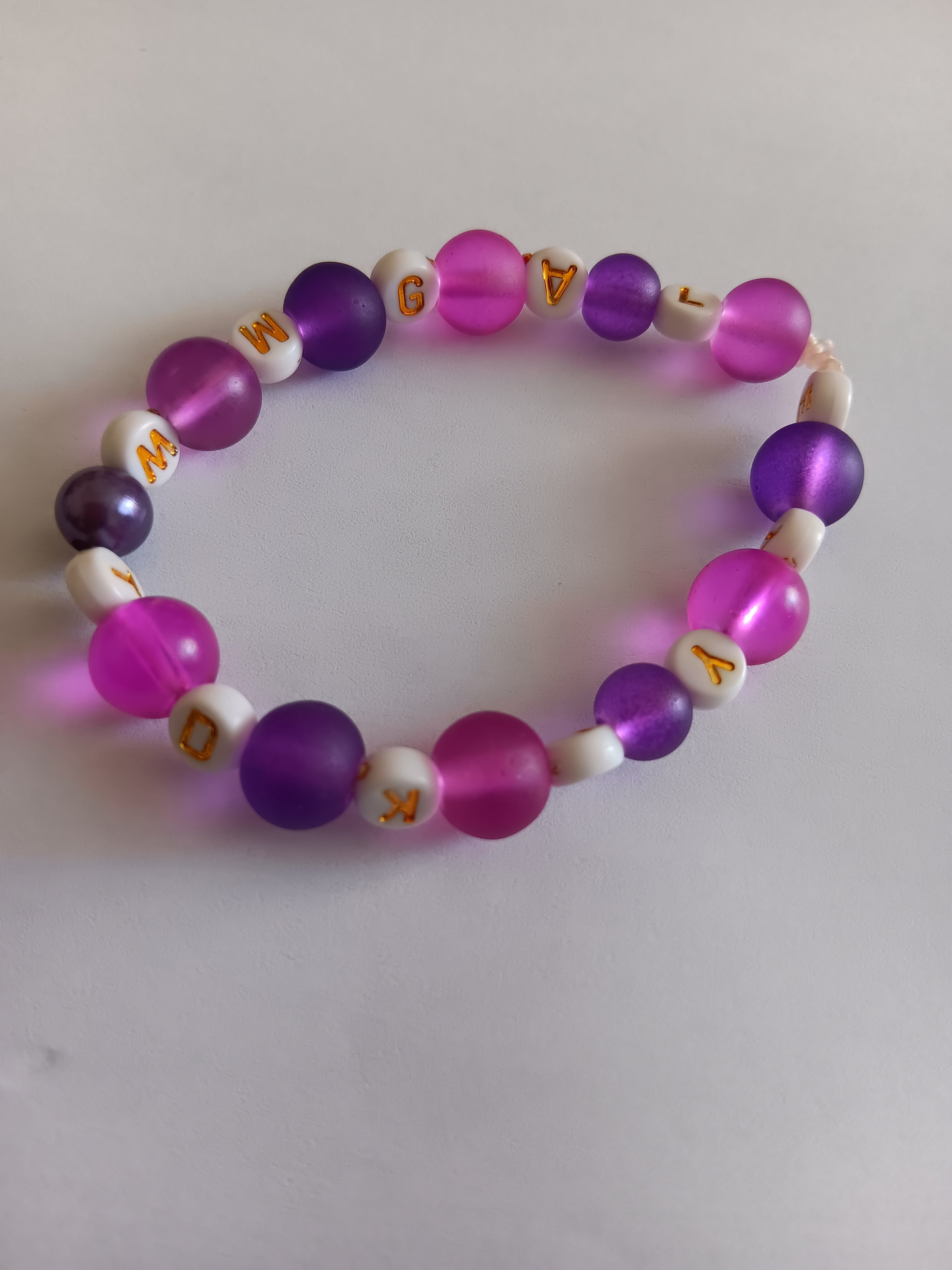 BRACELET EN PERLES FIL ÉLASTIQUE(KOURAYA)
