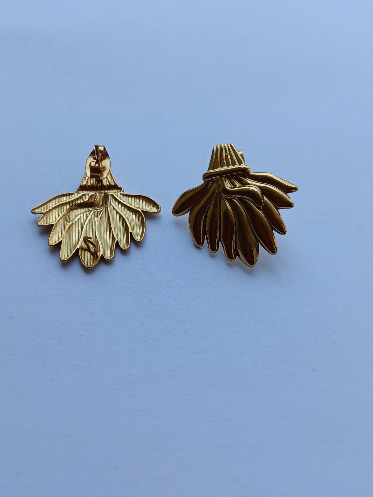 Boucles d'Oreilles Fleur Acier Inoxydable Waterproof