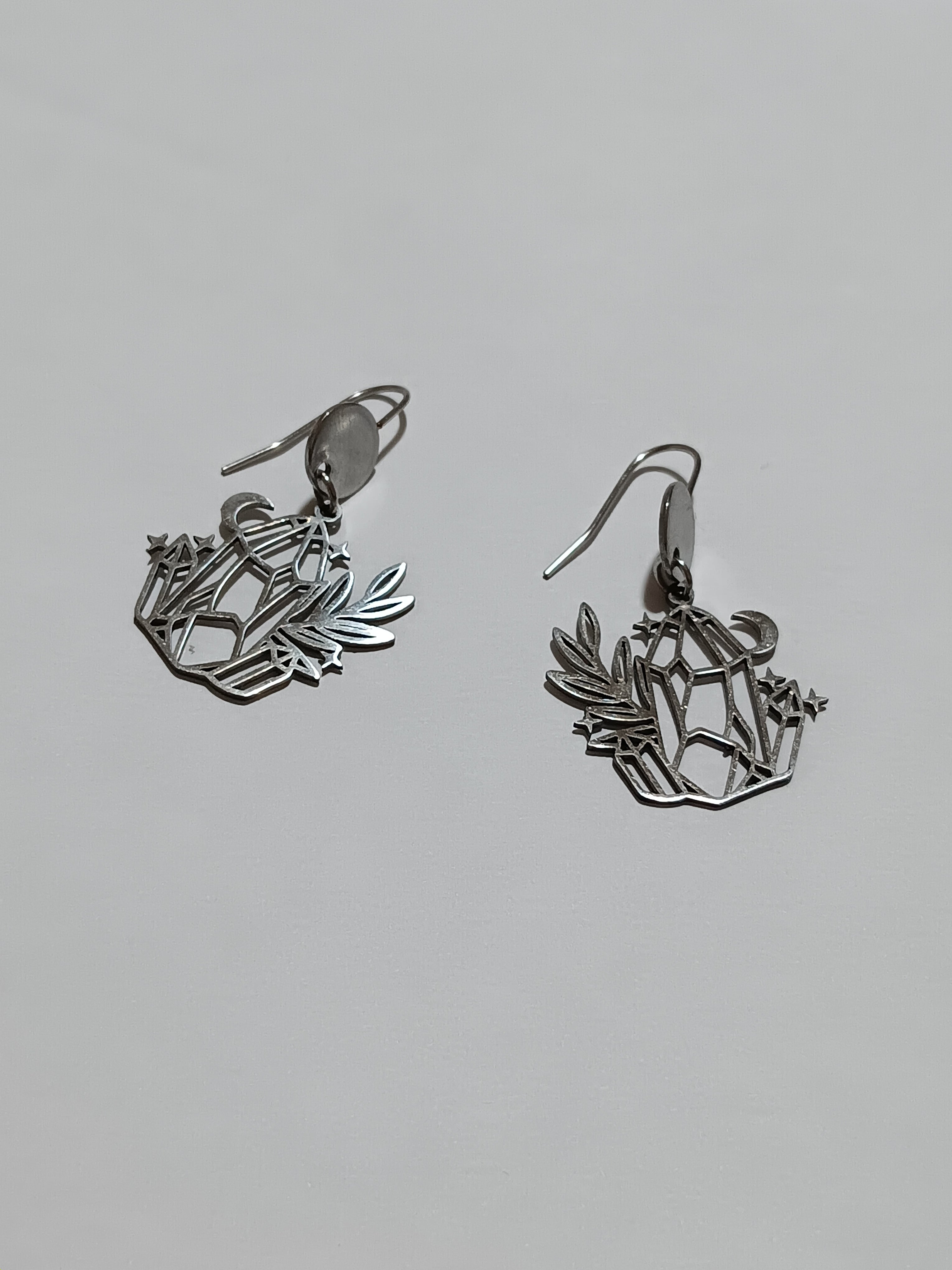 BOUCLES D’OREILLES ACIER INOXYDABLE (KOURAYA)