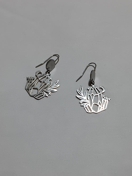 BOUCLES D’OREILLES ACIER INOXYDABLE (KOURAYA)