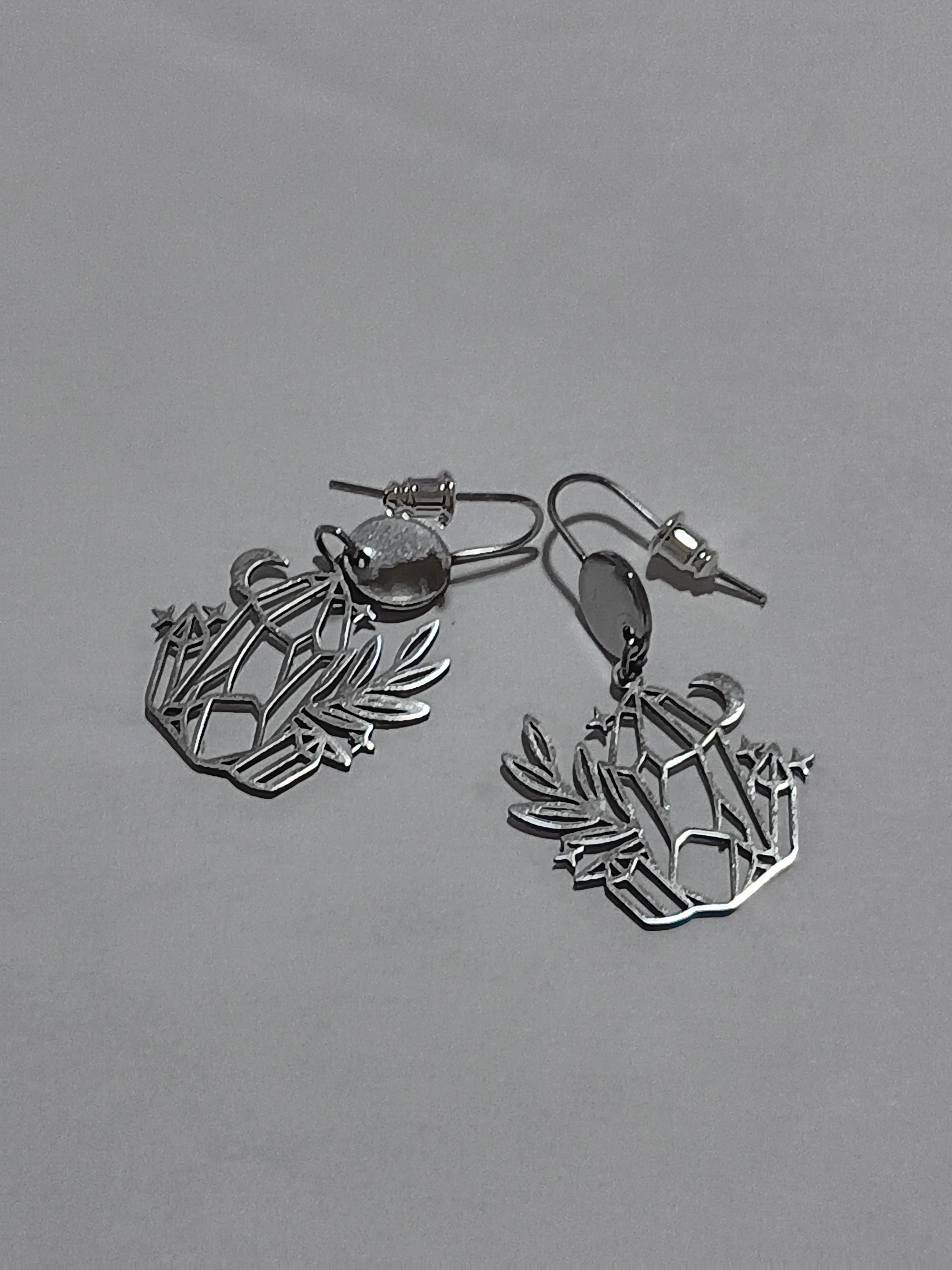 BOUCLES D’OREILLES ACIER INOXYDABLE (KOURAYA)