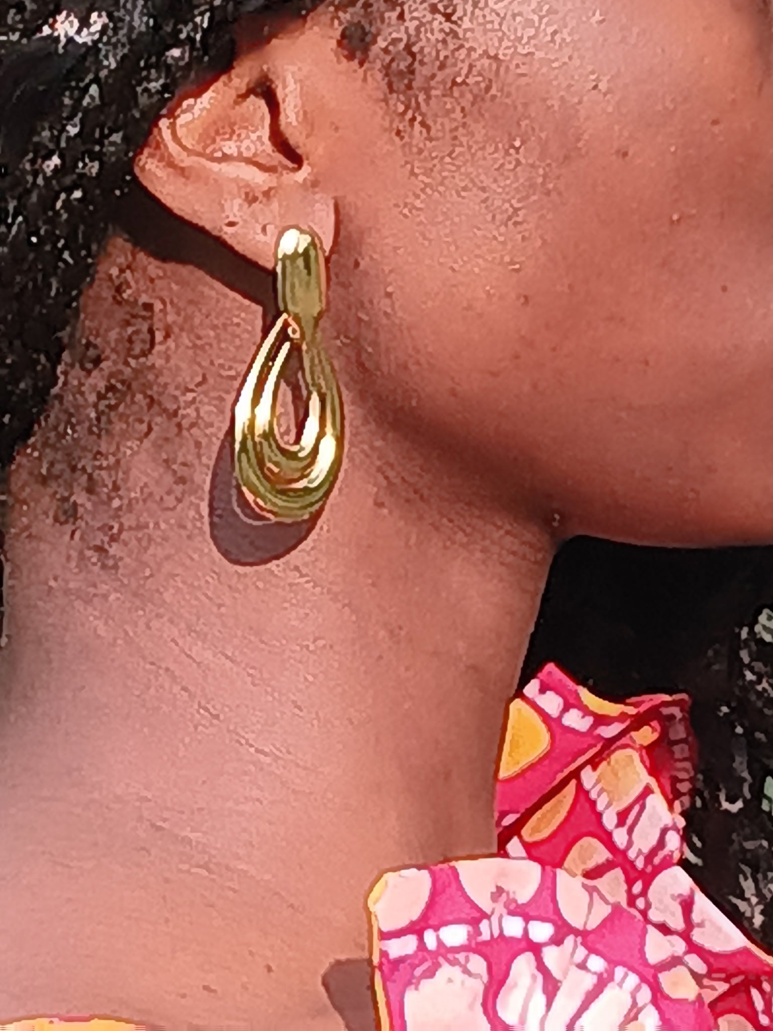BOUCLES D’OREILLES EN ACIER INOXYDABLE WATERPROOF KOURAYA