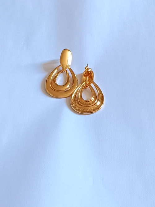 BOUCLES D’OREILLES EN ACIER INOXYDABLE WATERPROOF KOURAYA