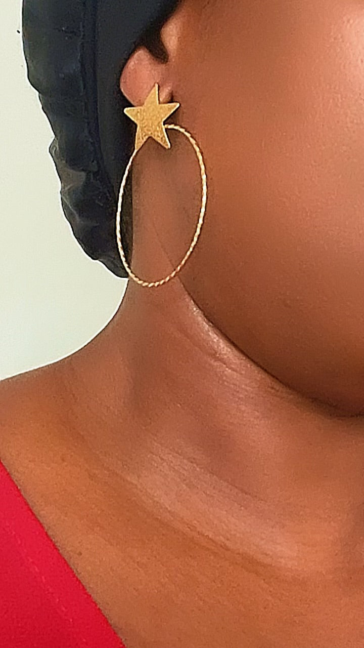 Boucles d'Oreilles Acier Inoxydable Waterproof