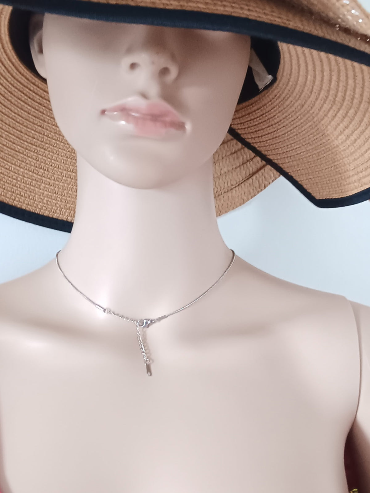 Collier Pendentif Spirale Acier Inoxydable Waterproof