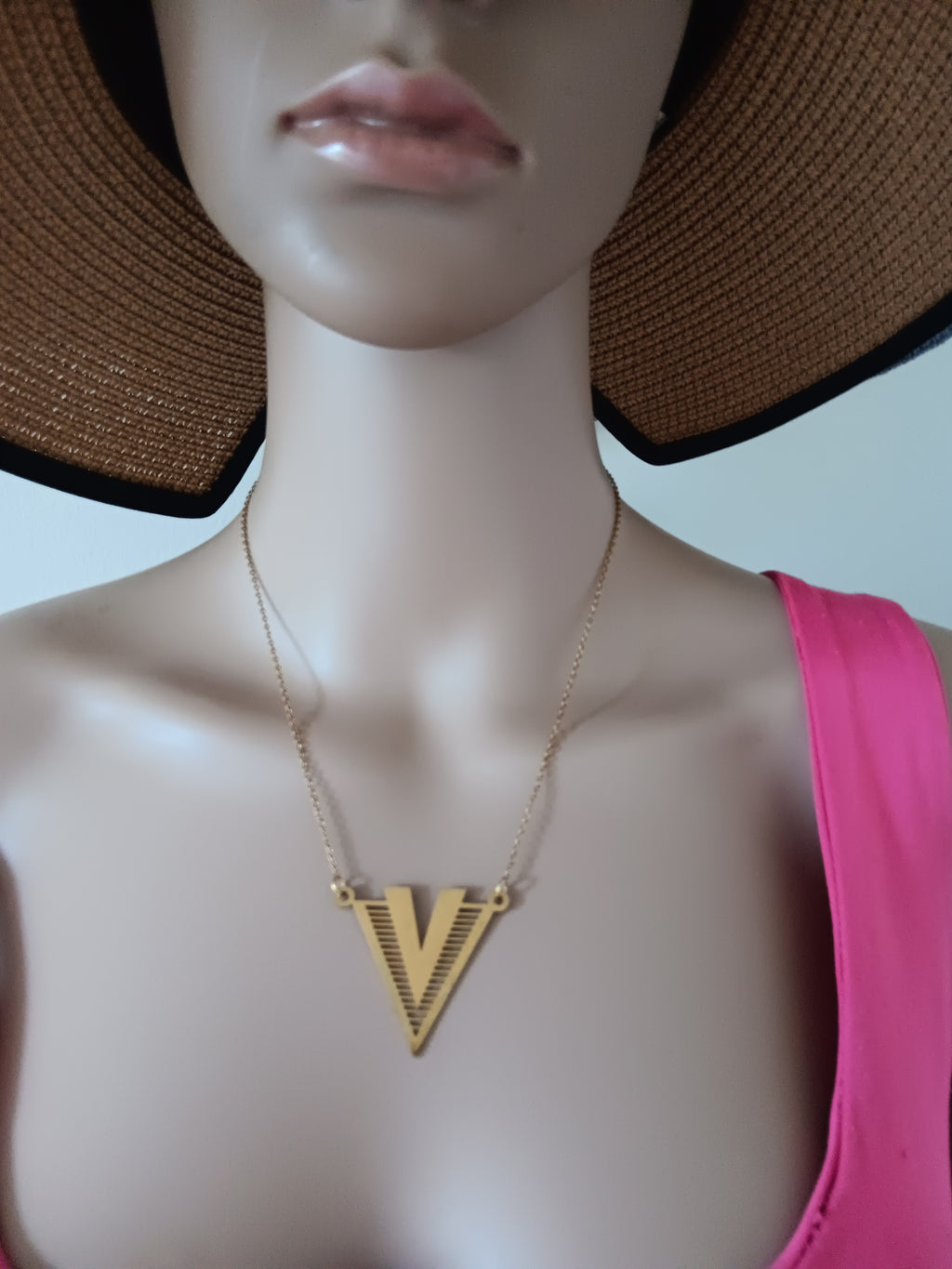 COLLIER EN V ACIER INOXYDABLE WATERPROOF (KOURAYA)