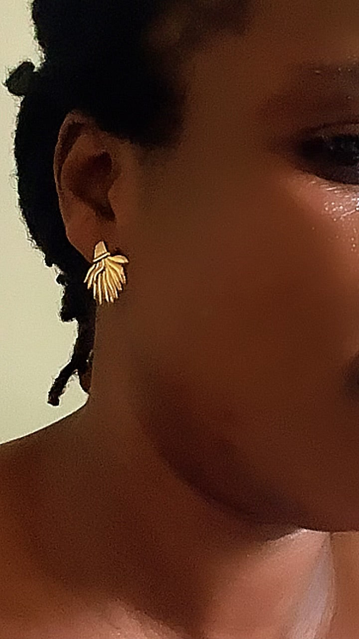 BOUCLES D’OREILLES EN ACIER INOXYDABLE (WATERPROOF)