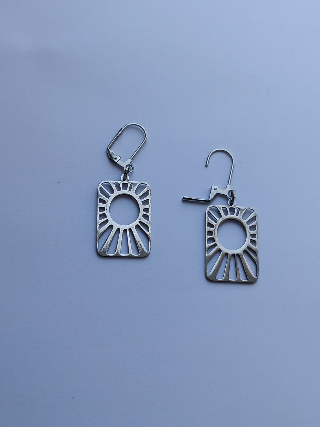 Ensemble Collier et Boucles d'Oreilles Acier Inoxydable Waterproof Femme