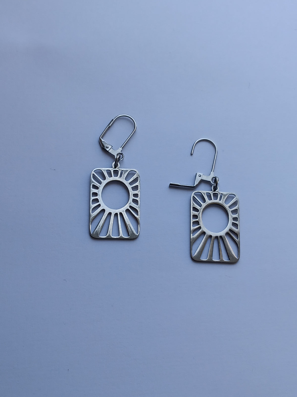 Ensemble Collier et Boucles d'Oreilles Acier Inoxydable Waterproof Femme