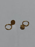BOUCLES D’OREILLES CRÉOLES EN ACIER INOXYDABLE (waterproof)KOURAYA