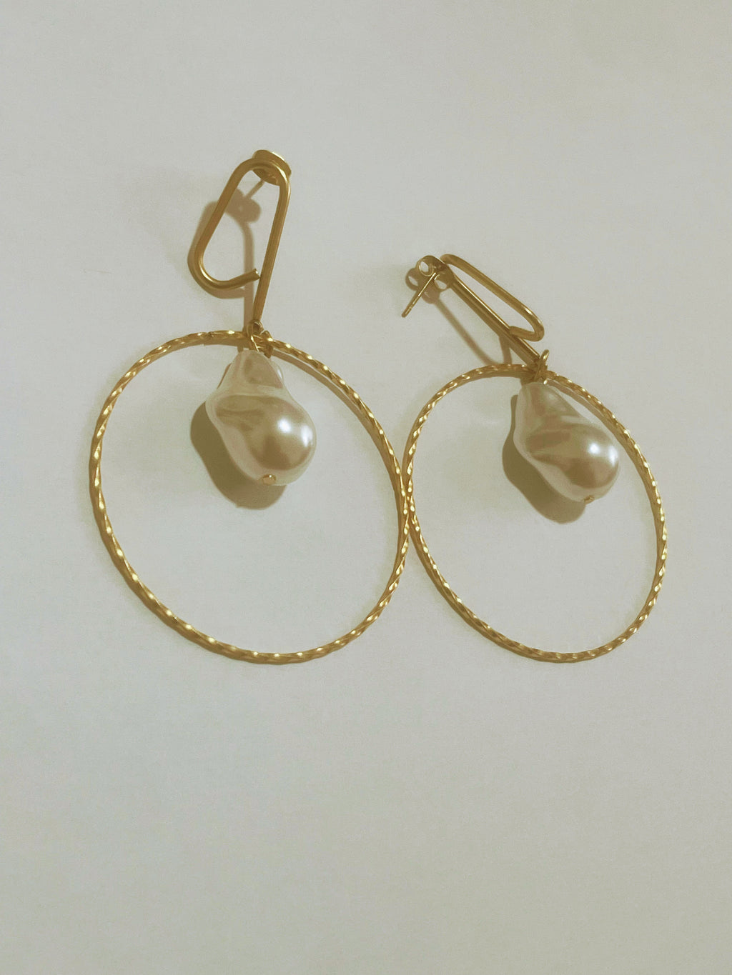 BOUCLES D’OREILLES CRÉOLES EN ACIER INOXYDABLE ( WATERPROOF)KOURAYA