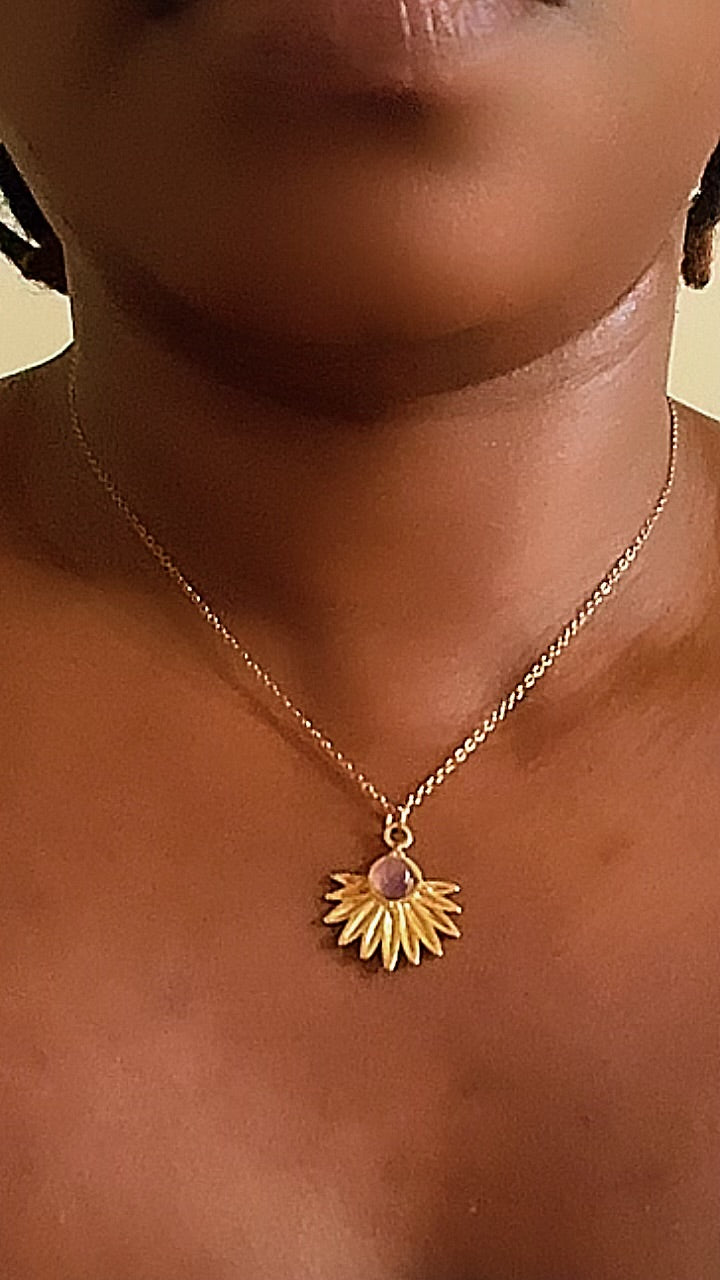Ensemble Collier et Boucles Or 18K Acier Inoxydable Waterproof