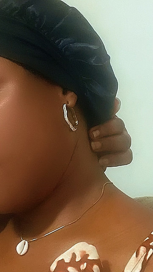 BOUCLES D’OREILLES ACIER INOXYDABLE WATERPROOF KOURAYA