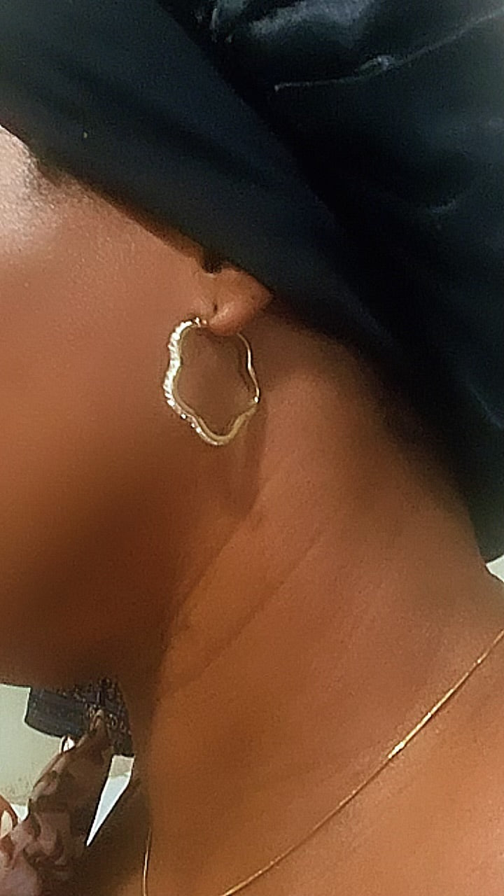 BOUCLES D’OREILLES ACIER INOXYDABLE WATERPROOF KOURAYA