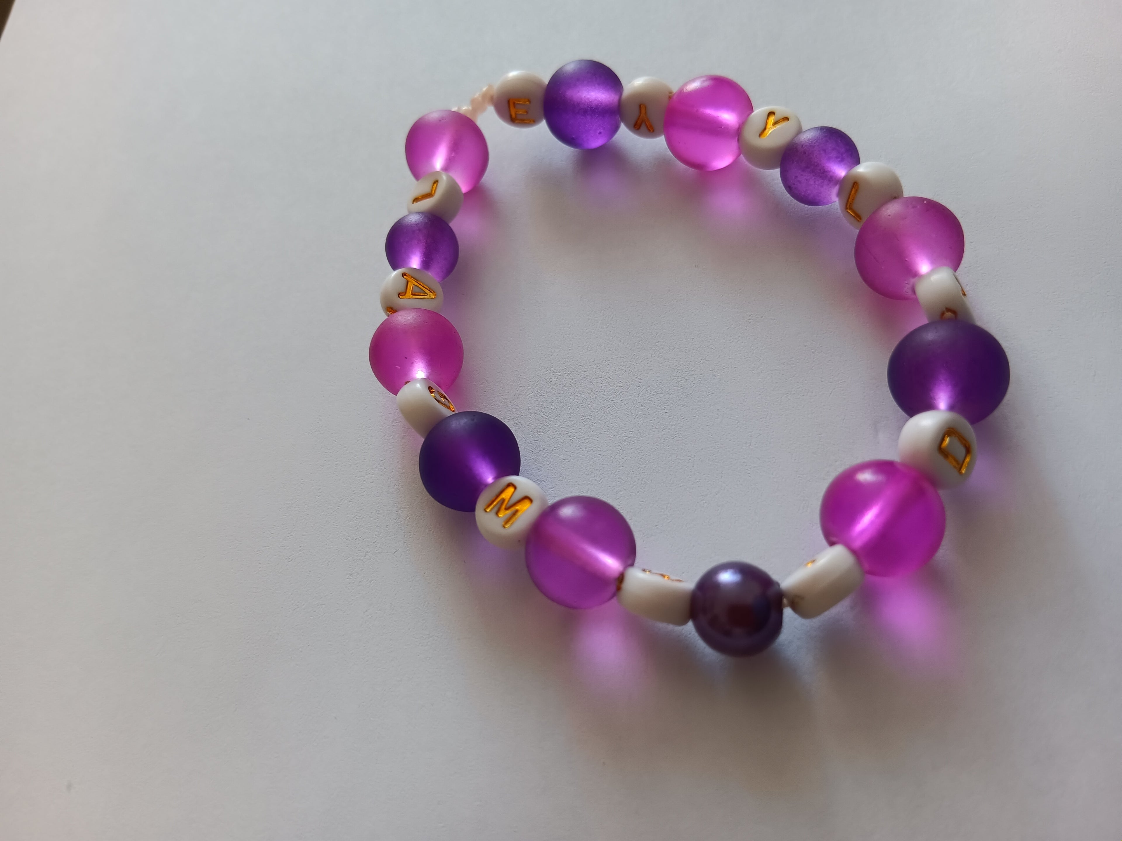 BRACELET EN PERLES FIL ÉLASTIQUE(KOURAYA)