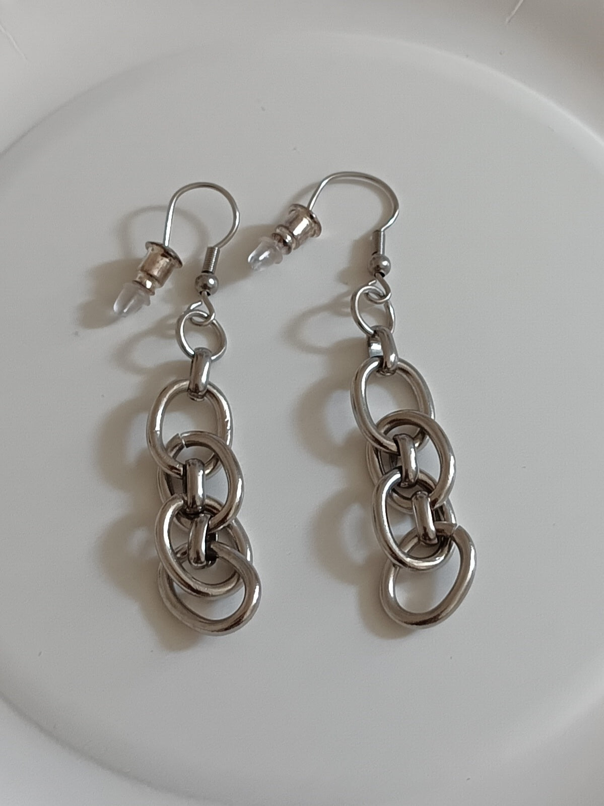 BOUCLES D’OREILLES COLLIER ET BRACELET EN ACIER INOXYDABLE WATERPROOF (KOURAYA)