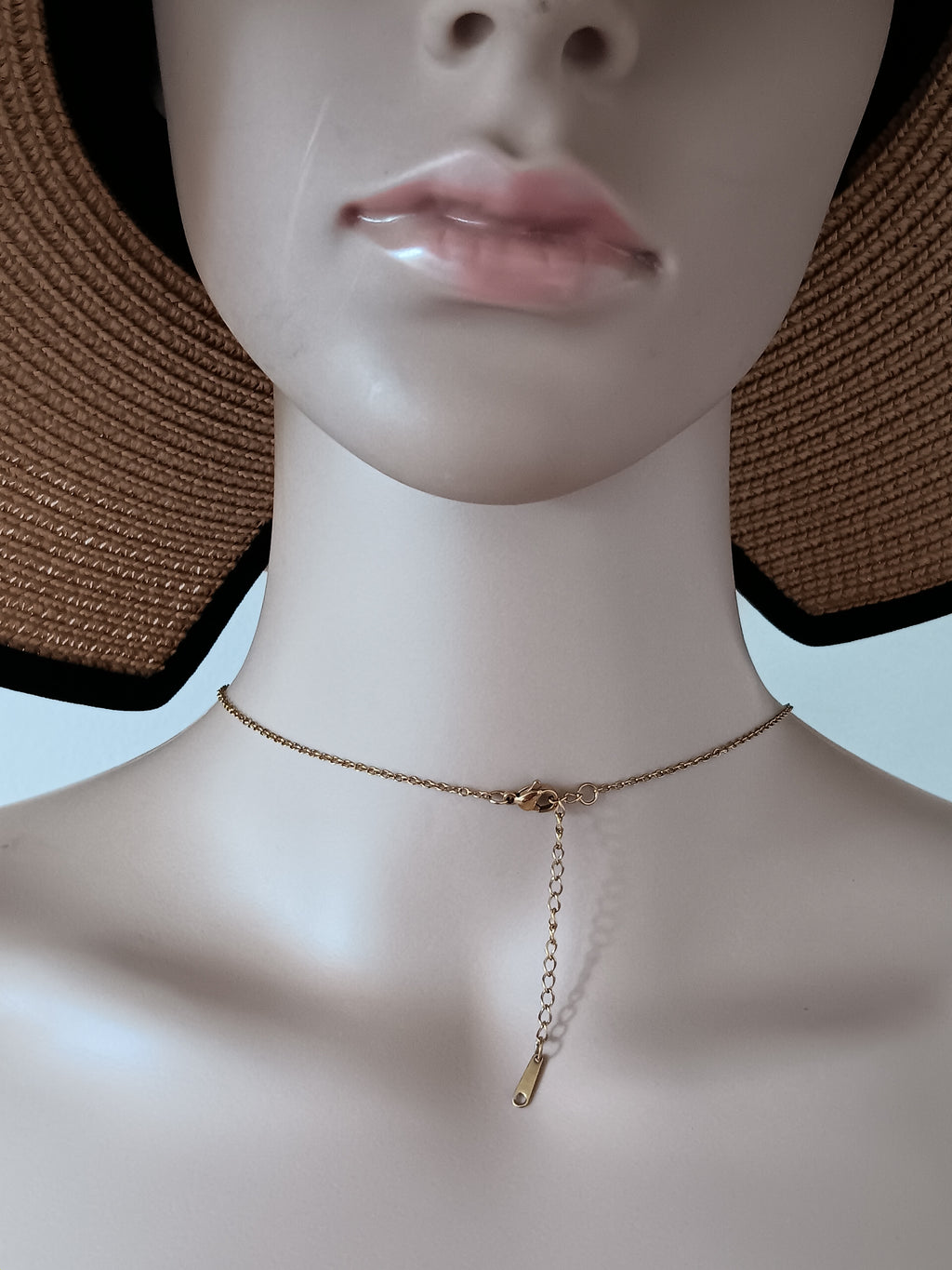COLLIER EN V ACIER INOXYDABLE WATERPROOF (KOURAYA)