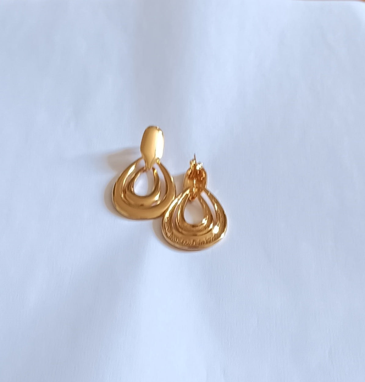 BOUCLES D’OREILLES EN ACIER INOXYDABLE WATERPROOF KOURAYA