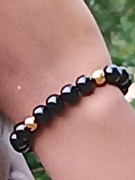 BRACELET EN PERLES ÉLASTIQUE KOURAYA