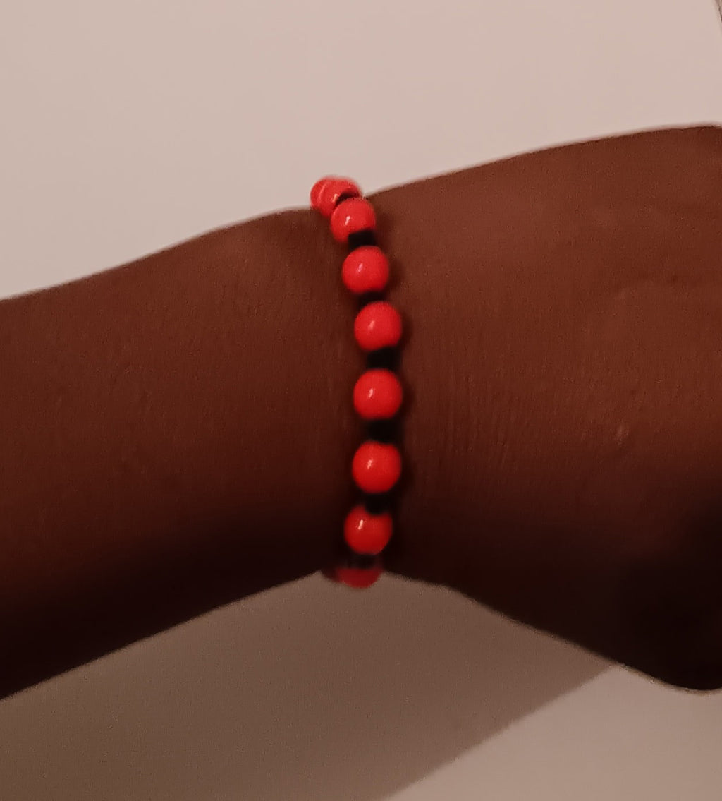 Bracelet en Perles d'Été Élastique
