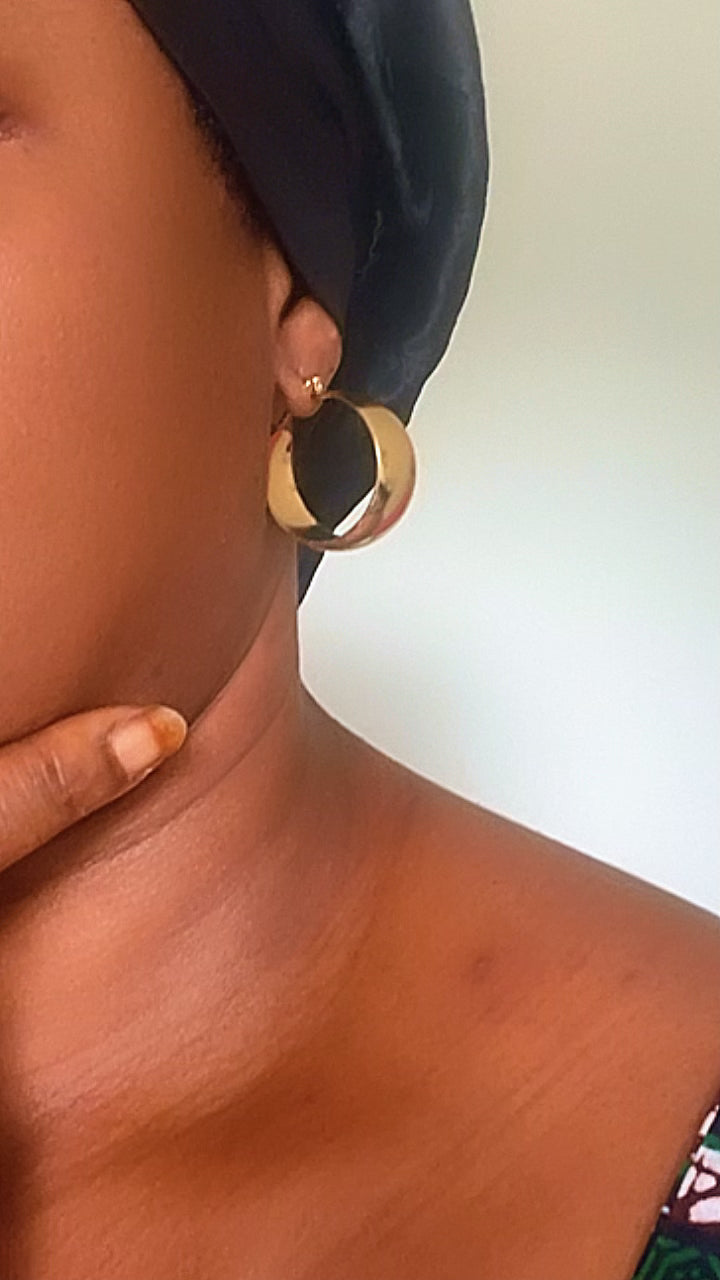 Boucles d'Oreilles en Acier Inoxydable