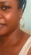 Boucles d'Oreilles Créoles Boules Acier Inoxydable Waterproof