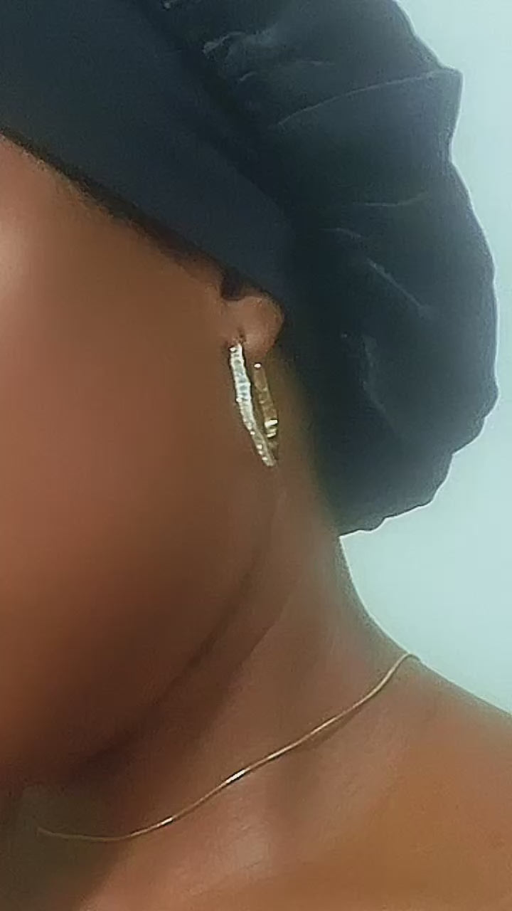BOUCLES D’OREILLES ACIER INOXYDABLE WATERPROOF KOURAYA