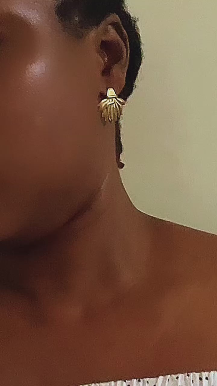 BOUCLES D’OREILLES EN ACIER INOXYDABLE (WATERPROOF)